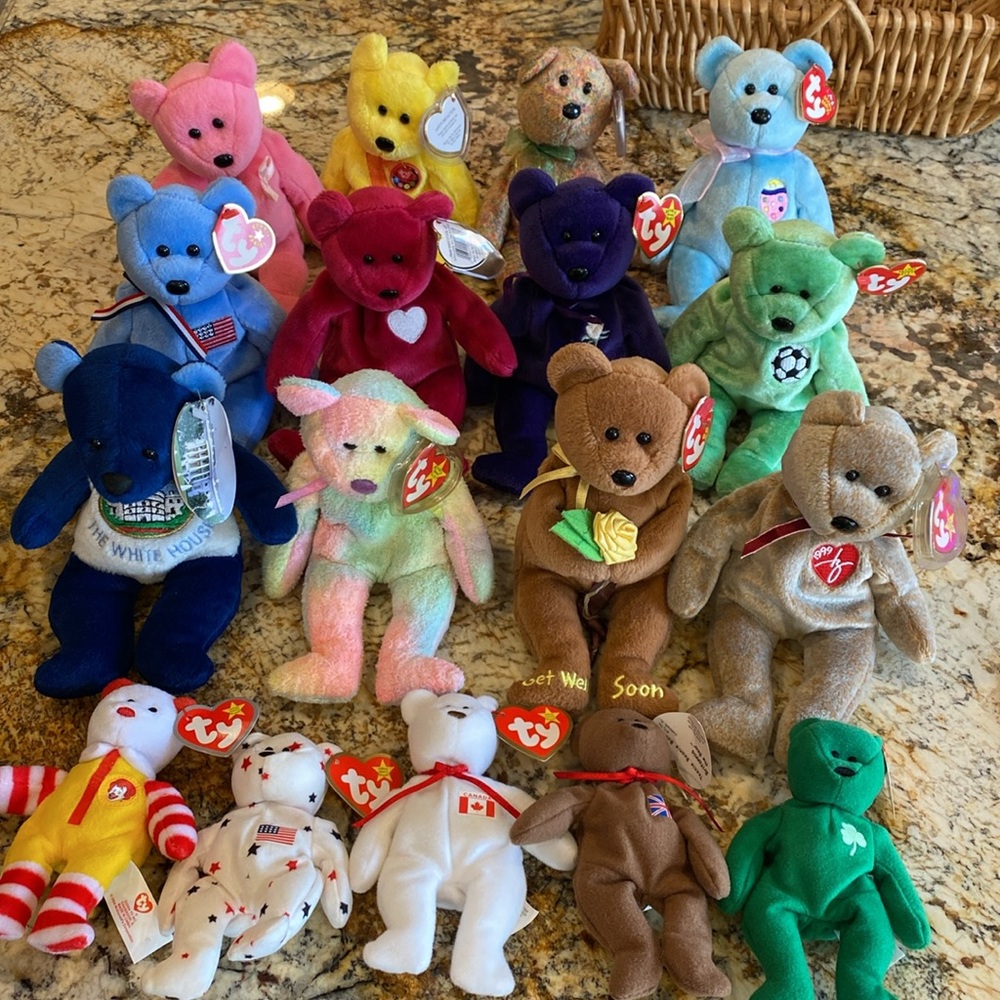 HUGE TY Beanie Bear Bundle